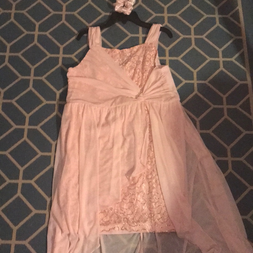 Amy Byer Pink Low High Dress|$8